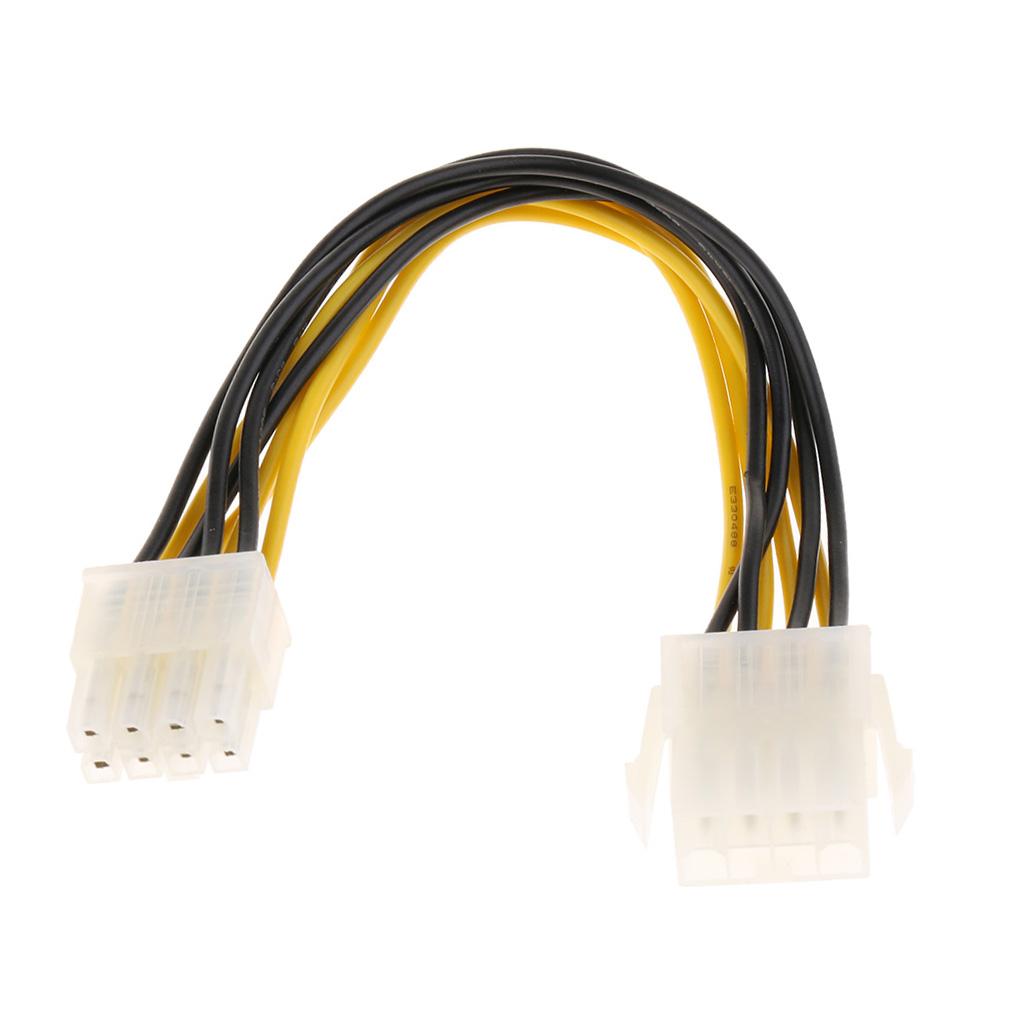 Computer 8 Pins Motherboard ATX Power Supply Extension Cable Male to Female