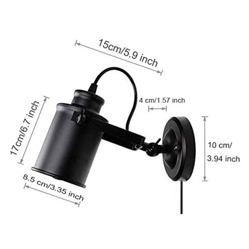 Công Tắc Đèn Gắn Tường Có Thể Điều Chỉnh Phong Cách Cổ Điển