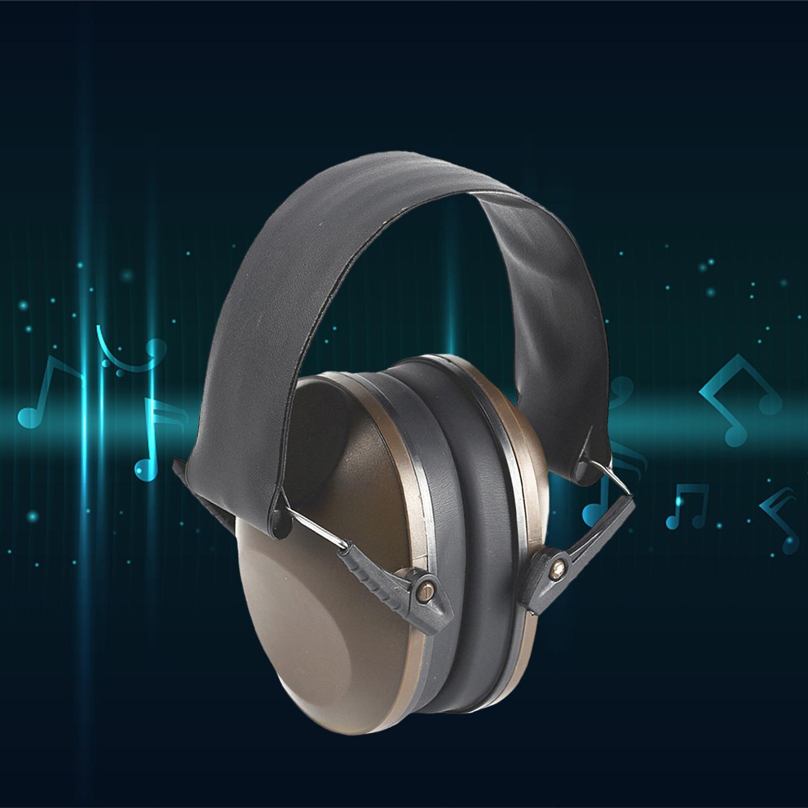 Ear Protection Ear Muffs, Noise Cancelling, Folding Padded Head Band, Lightweight Ear Defenders for Airplane Construction Men Women