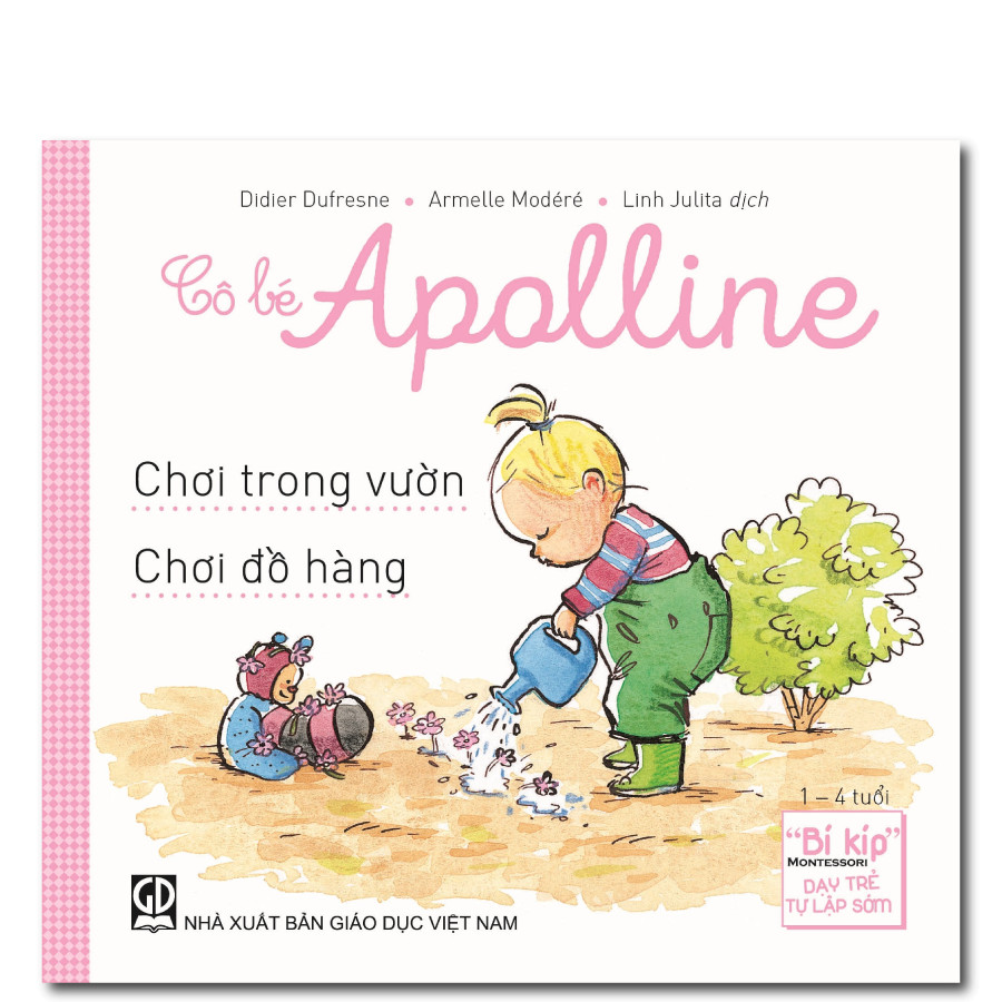 Bộ 5 cuốn sách Cô bé Apolline (&quot;Bí kíp&quot; Montessori dạy trẻ tự lập sớm)