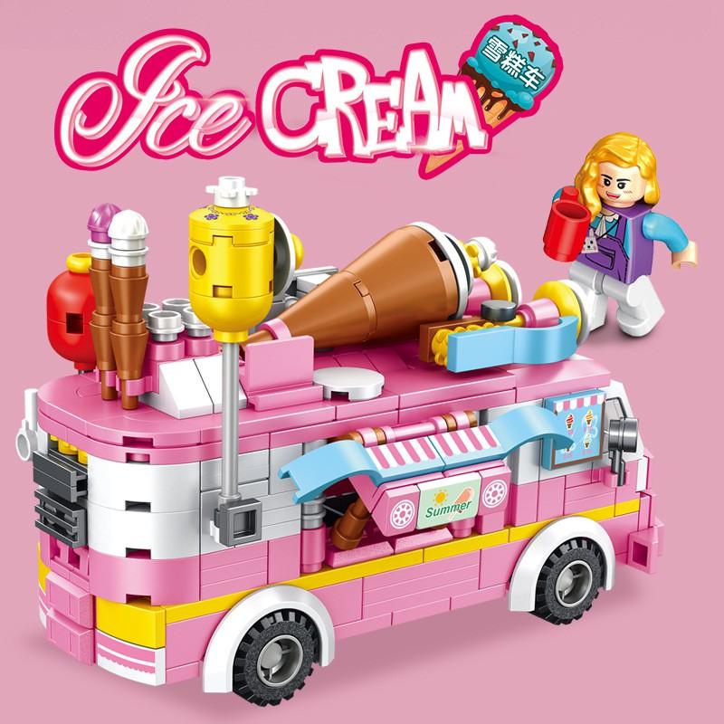 Đồ Chơi cho Bé Gái - Đồ chơi Lắp Ráp Xe Búp Bê Barbie - Panlos 633047