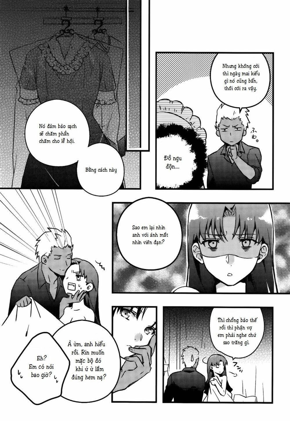 chén thánh: đêm định mệnh - doujinshi archer x rin chapter 14 6