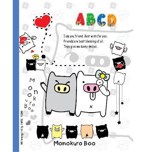 Tâp 4 ly caro Hải Tiến - ABCD (96 trang - Lốc 10 cuốn
