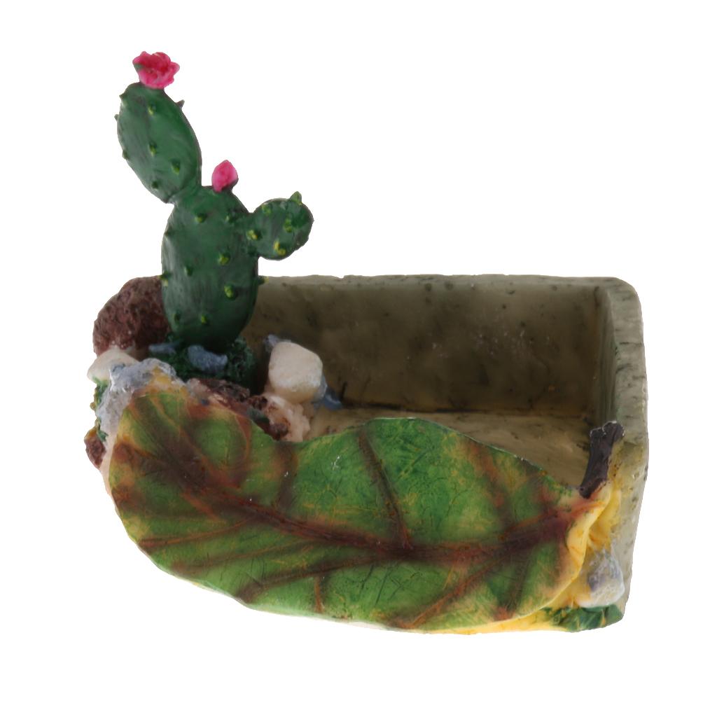 Reptile Food Water Dish Vivarium Decoration