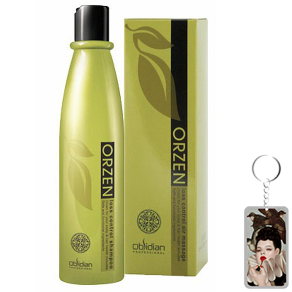 Dầu gội kích thích mọc tóc Obsidian Professional Orzen Loss Control Shampoo Hàn Quốc 320ml tặng kèm móc khoá