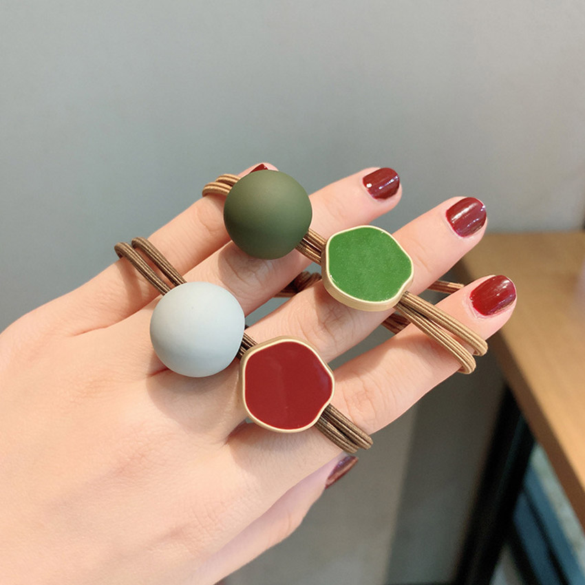 Dây buộc tóc nữ Morandi NASI dễ thương phong cách hàn quốc thun cột tóc nữ co giãn tốt phụ kiện tóc