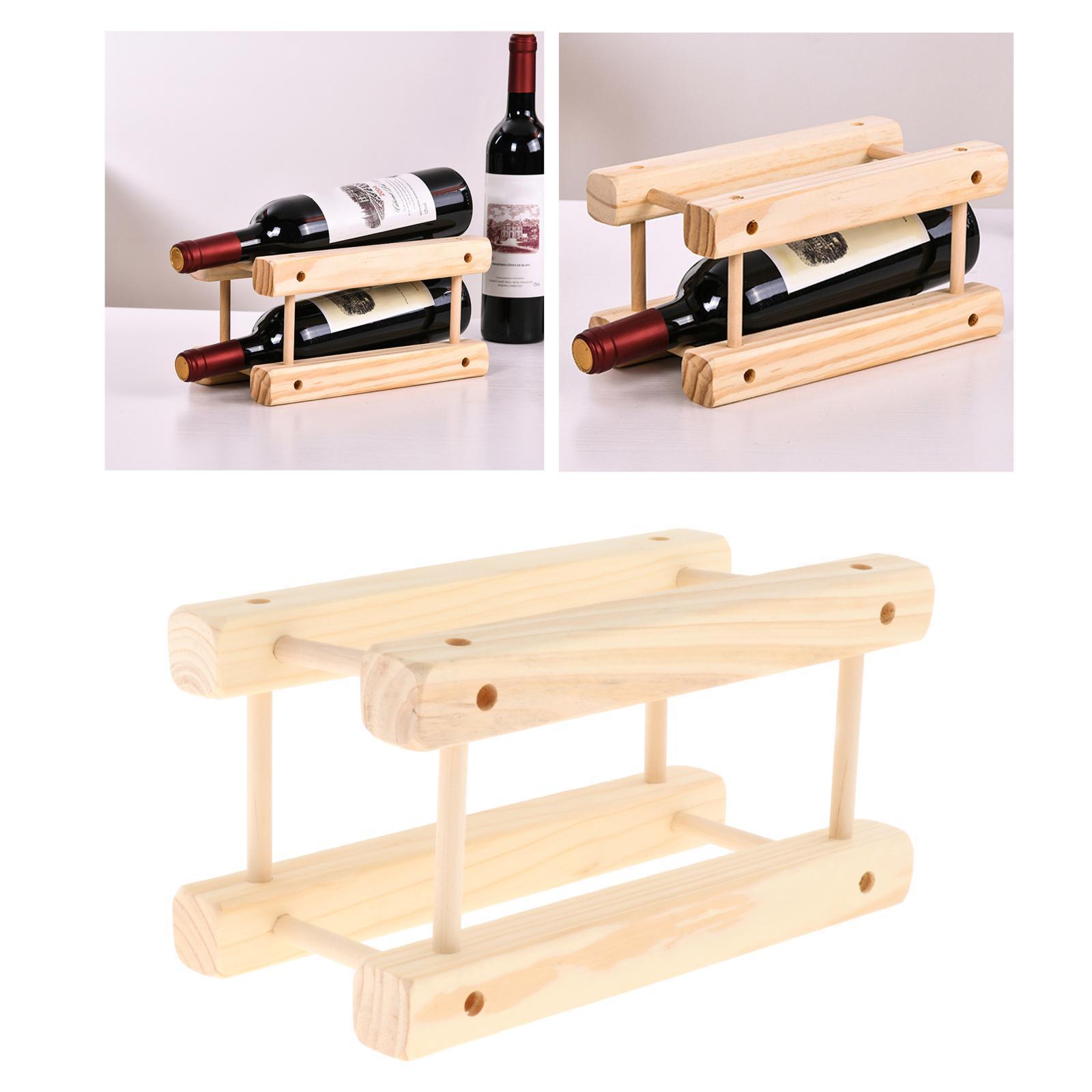 Wine Rack Wine Bottle Storage Decor Art Ornament for Bar