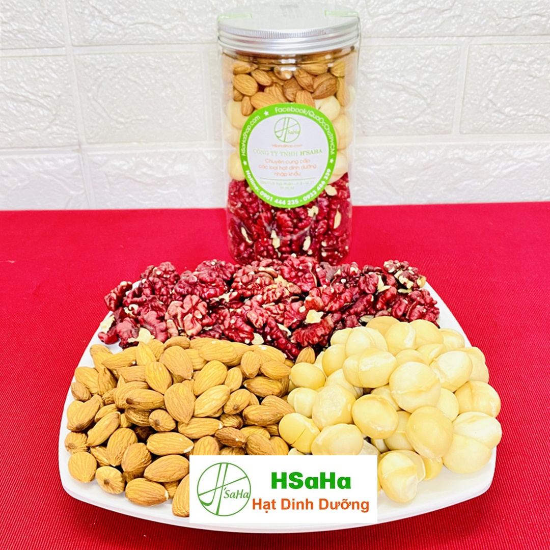 Hạt Dinh Dưỡng Mix Nhiều Loại Tách Vỏ Nhập Khẩu HSaHa 500g