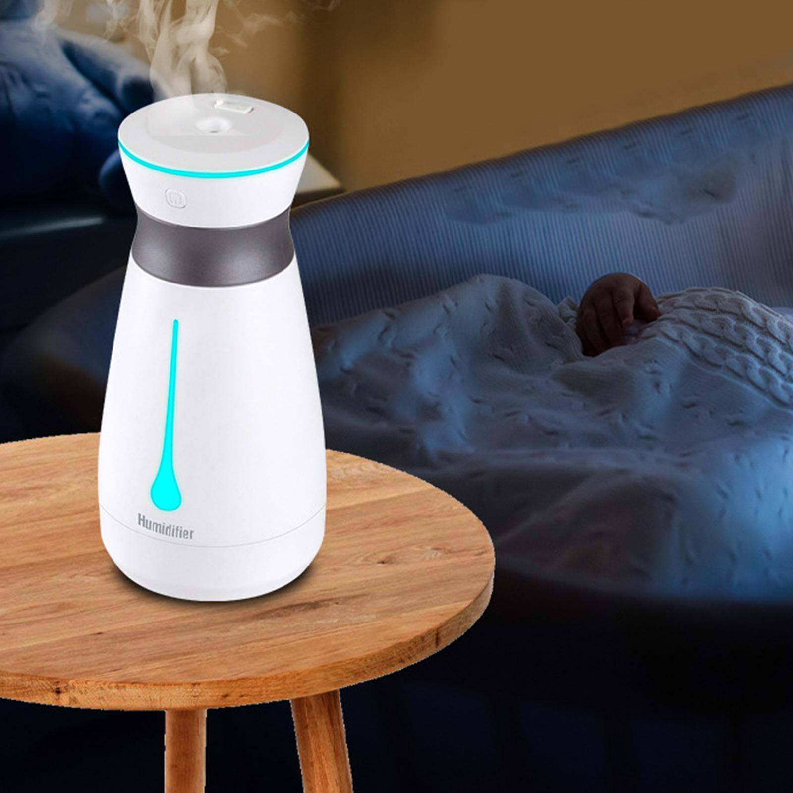 2 Working Modes Mist Humidifiers, Low Noise Air Humidifier for Travel Decoration