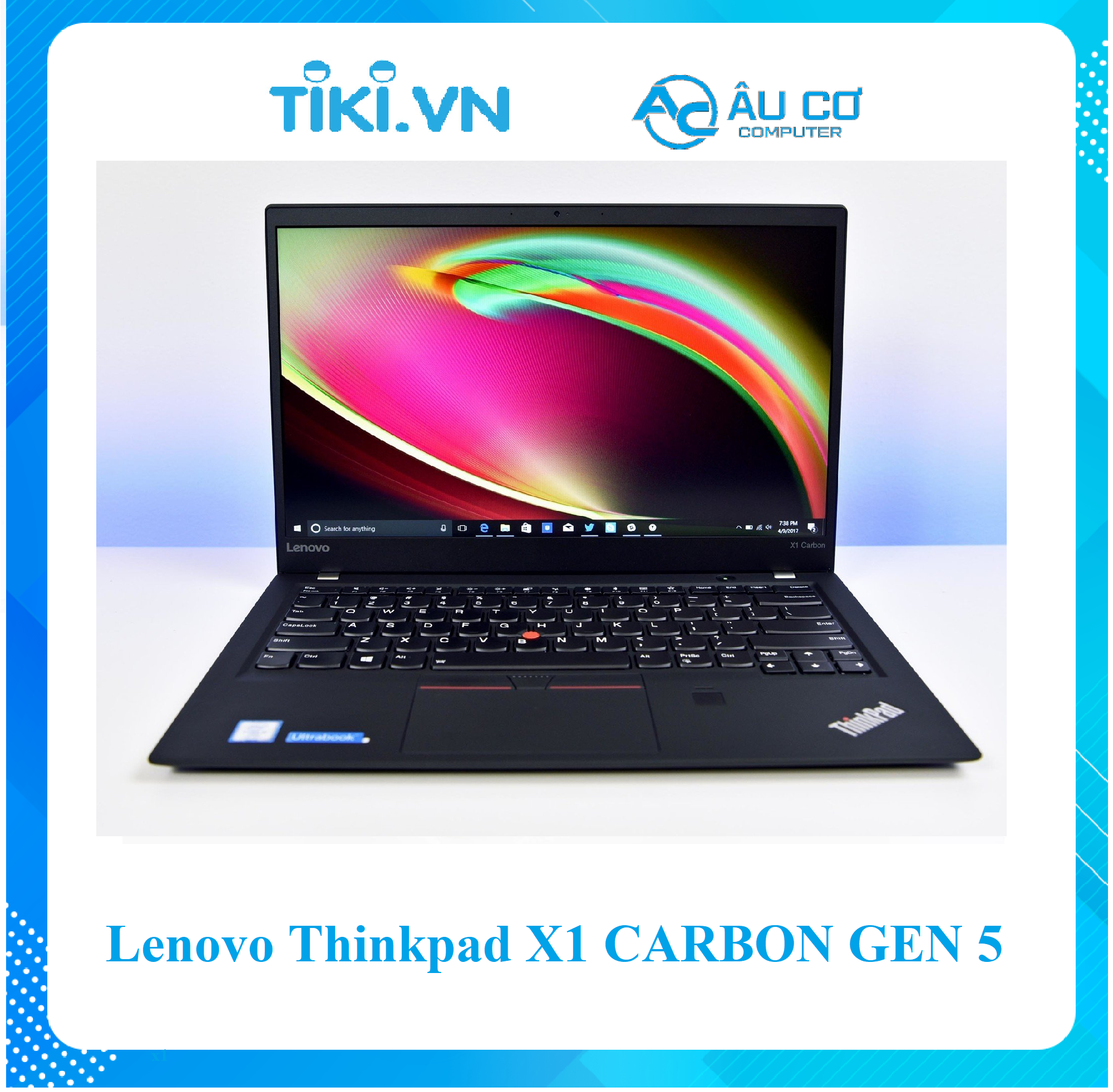 Lenovo ThinkPad X1 Carbon Gen 5 Core i7-7600U RAM 16GB SSD 512GB 14 inch FHD Windows 10 Pro - Hàng Chính Hãng