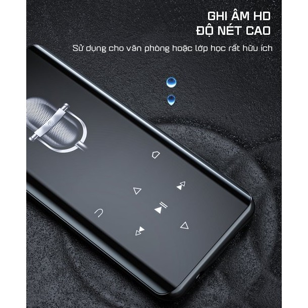 Máy Nghe Nhạc Cầm Tay RUIZU D25 Bluetooth Bộ Nhớ 8GB Tặng Kèm Tai Nghe,Cáp Sạc - Hàng Chính Hãng