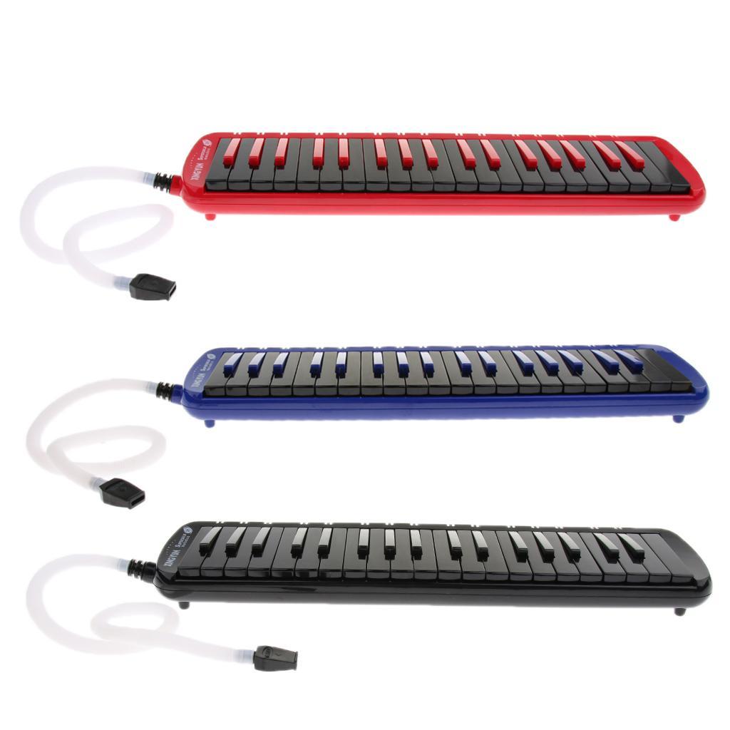 37 Key Melodica Piano Keyboard with Bag Mouthpiece Blowpipe Cloth