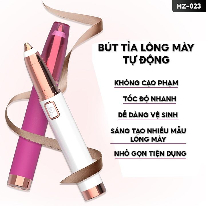 Bút Tỉa Lông Mày Đa Năng Bằng Pin Sạc Tiện Lợi Tạo Hình Lông Mày Theo Ý Thích HZ-023