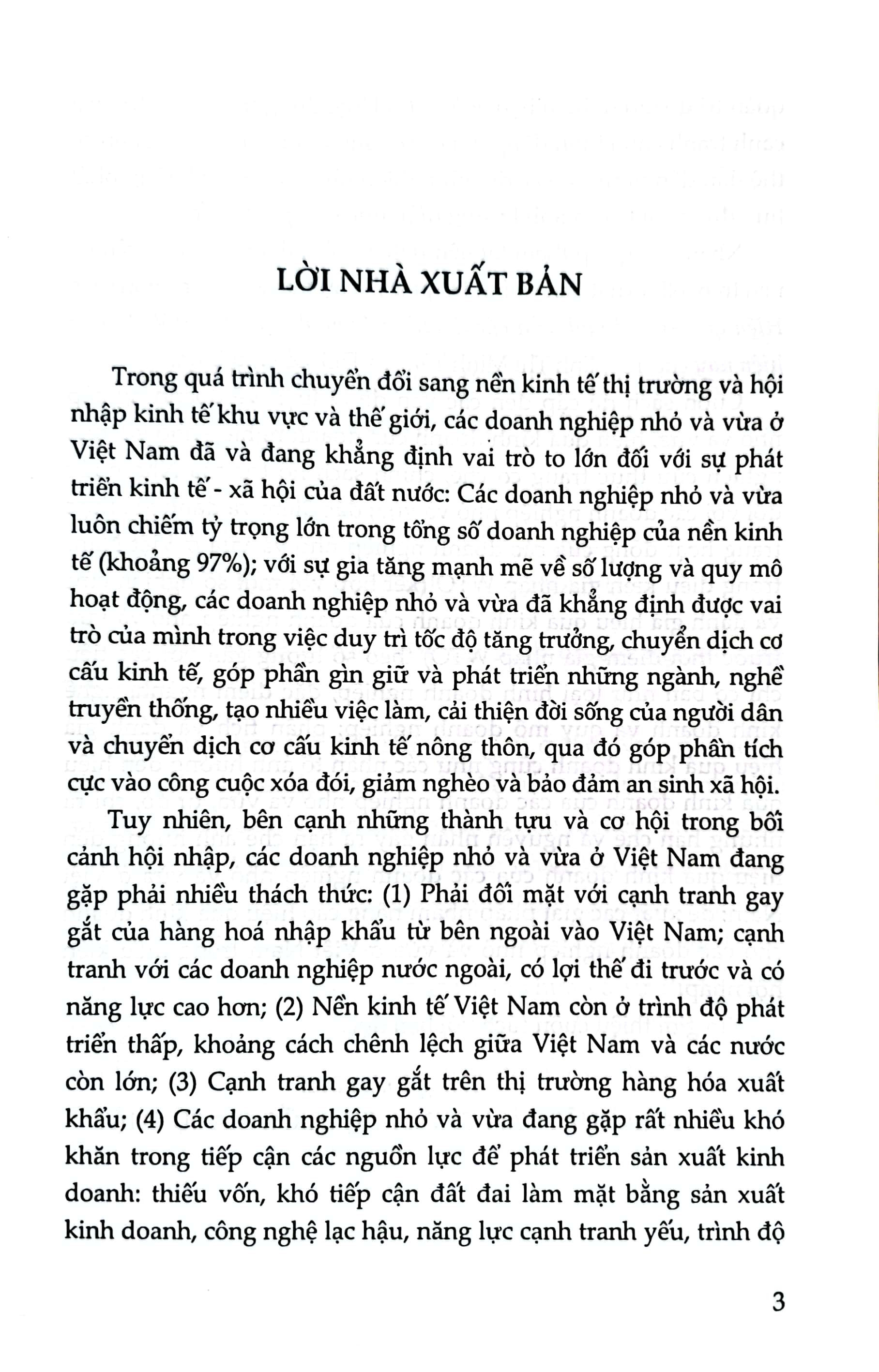 Hiệu quả kinh doanh các doanh nghiệp nhỏ và vừa ở Việt Nam hiện nay