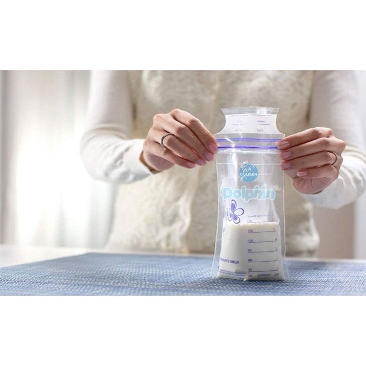 Túi trữ sữa mẹ Dolphin (20 túi/hộp) 250ml - DP052