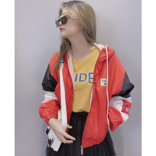Áo Khoác Dù Xuất 2 Lớp_Phom Rộng_Hình in_Áo Khoác Unisex Form Rộng Nam/Nữ Ok