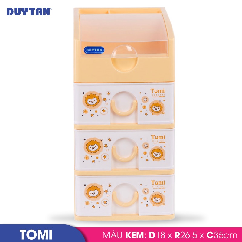 Tủ nhựa DUY TÂN Tomi 4 ngăn - 41835 - Giao màu ngẫu nhiên - Hàng chính hãng