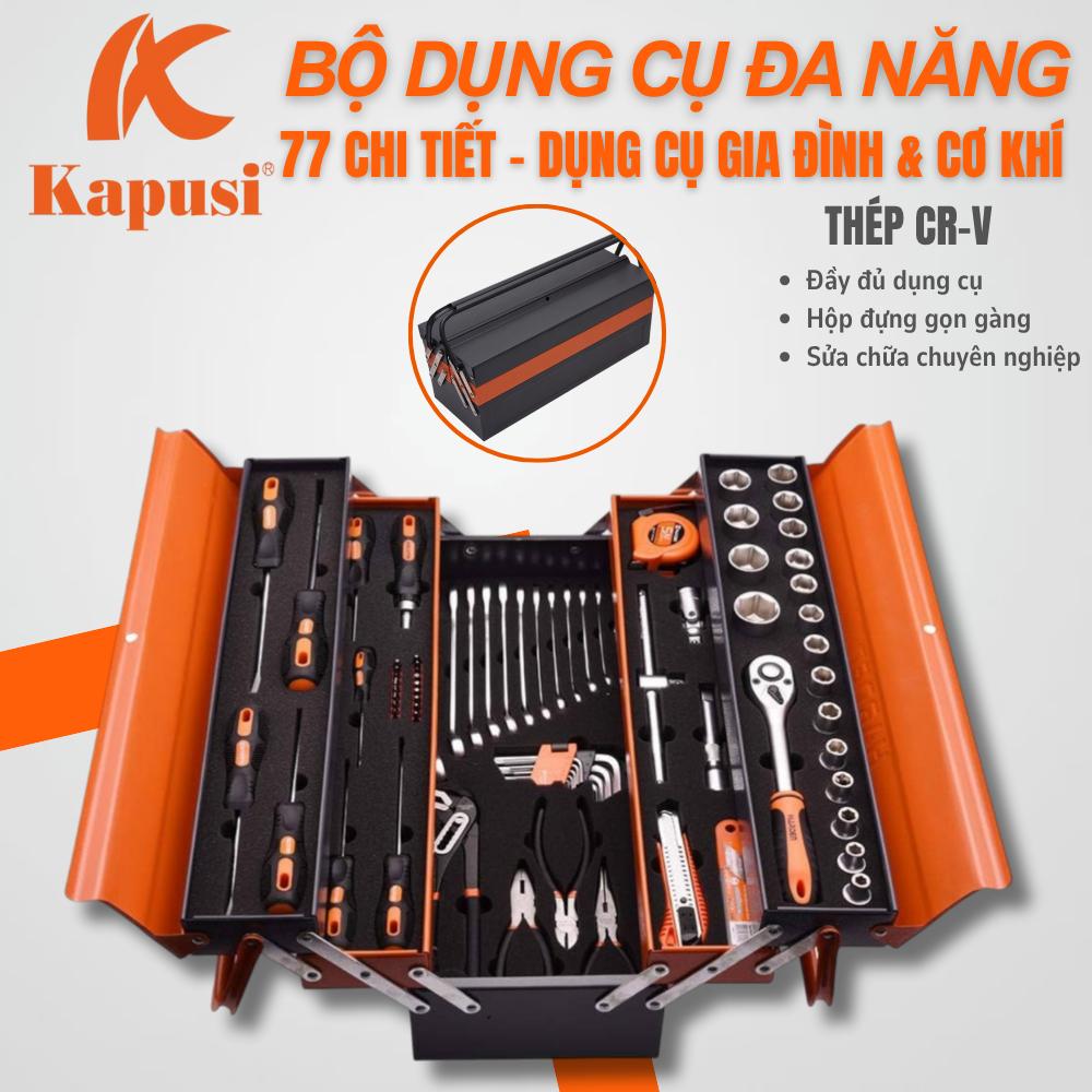 Bộ Sửa Chữa Đa Năng 77 Chi Tiết – Dụng Cụ Gia Đình &amp; Cơ Khí – Cao Cấp 510777 HARDEN