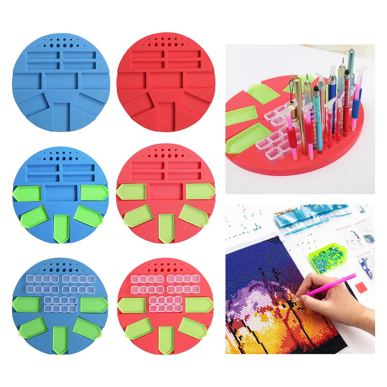Diamond Painting Tray Organizer Holder Diamond Painting Kits Drill Pens Beads Storage Tools for DIY Arts Crafts