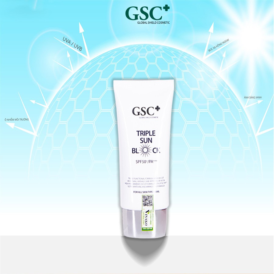 Kem chống nắng Vật lý GSC+ Triple Sun Block 50g