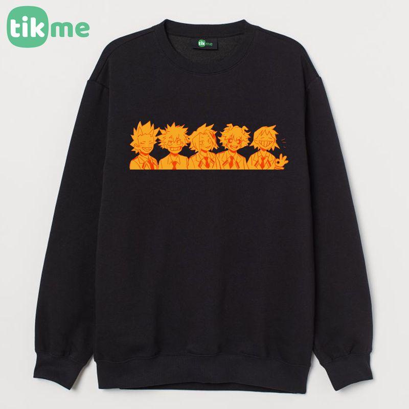 Áo nỉ sweater nam nữ My Hero Academia anime hoạt hình nhật bản size XS-2XL