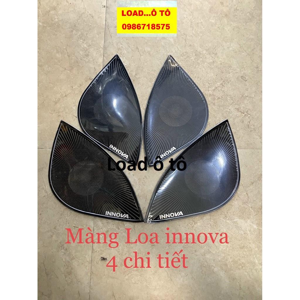 Ốp Bảo Vệ Màng Loa Xe Toyota Innova 2023-2017 Vân Titan Cao Cấp