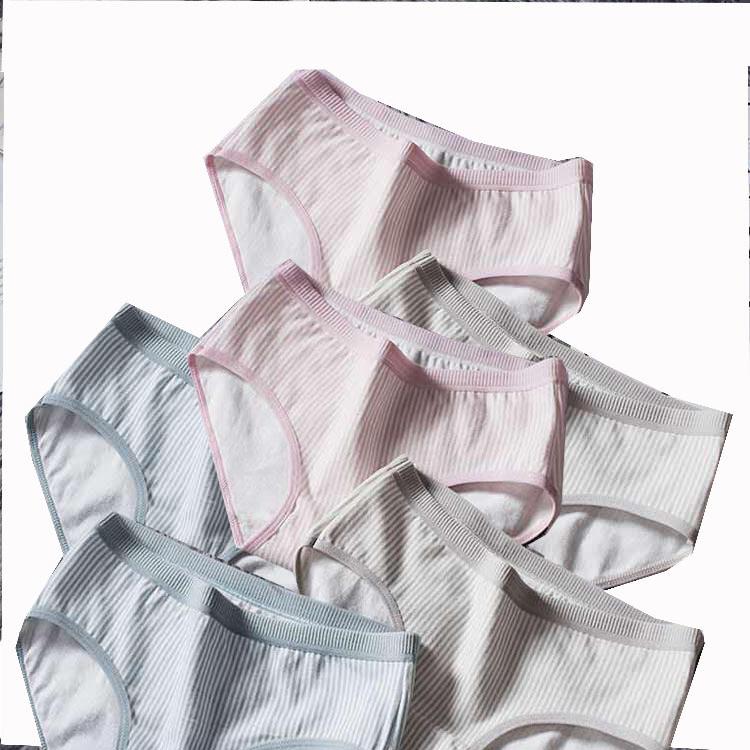 Combo 10 quần lót cotton tăm kẻ sọc mềm mịn cao cấp