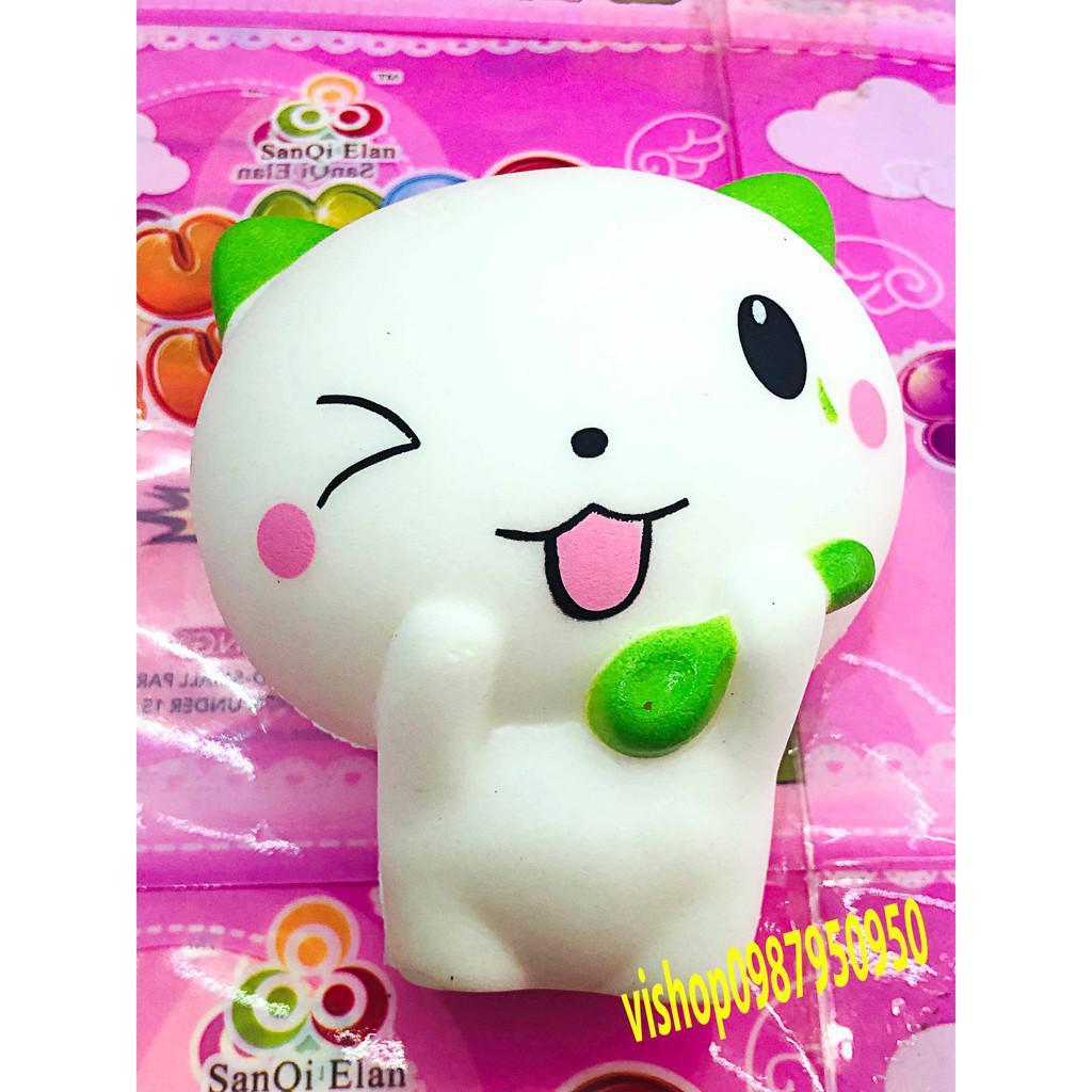 SQUISHY MÈO CẦM THÌA nháy mắt