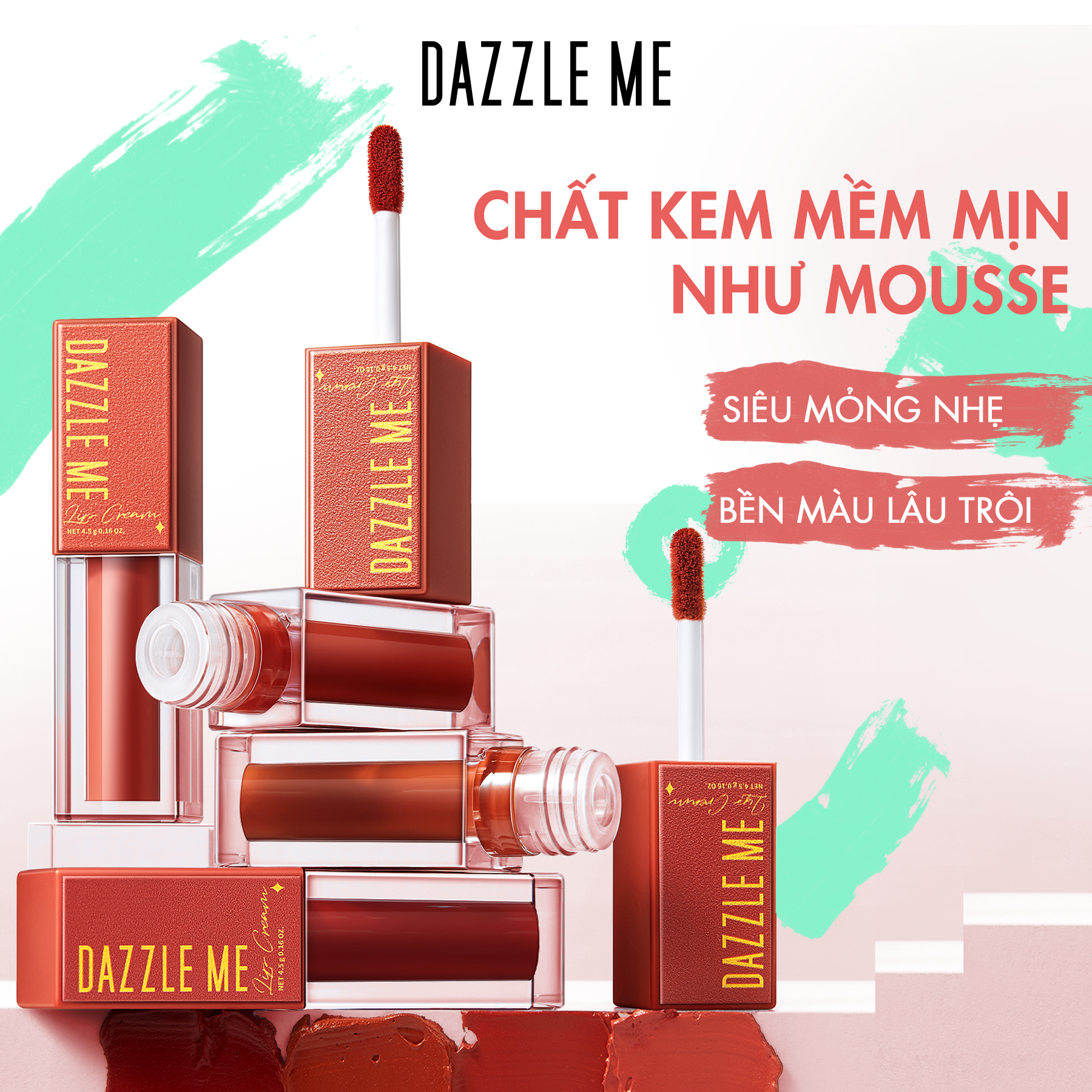 Son kem lì DAZZLE ME Mousse Lip Cream