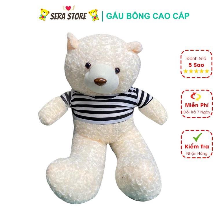 Gấu Bông Teddy 1M8 Gấu Bông To Khổng Lồ Siêu Cute Dễ Thương Vải Lông Xù Cao Cấp Đàn Hồi Đa Chiều Làm Quà Tặng Sinh Nhật