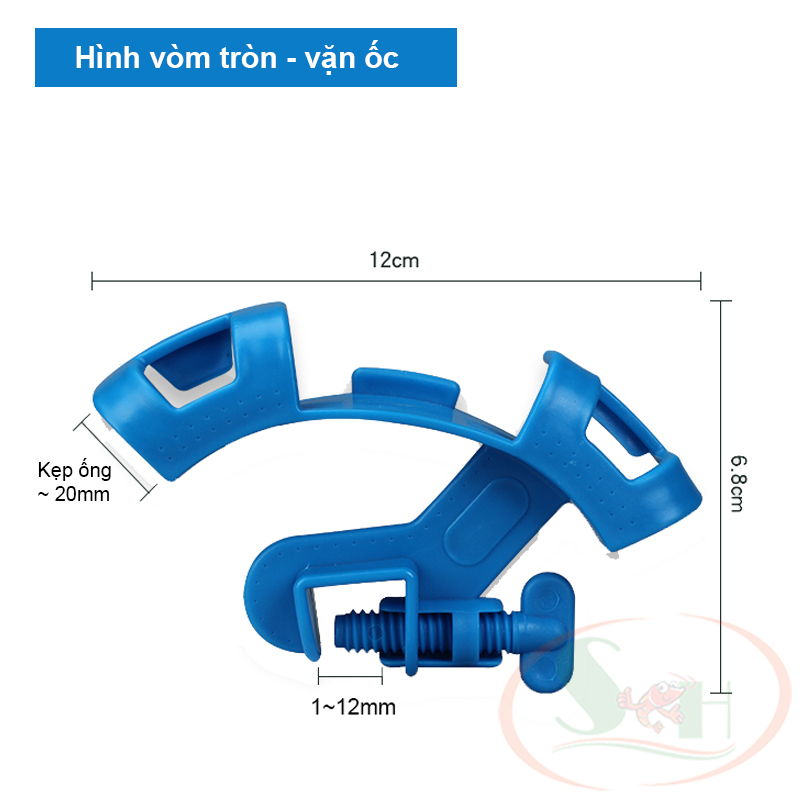 Kẹp giữ ống thay nước DIY giữ cố định ống dây thay nước bể cá tép thủy sinh