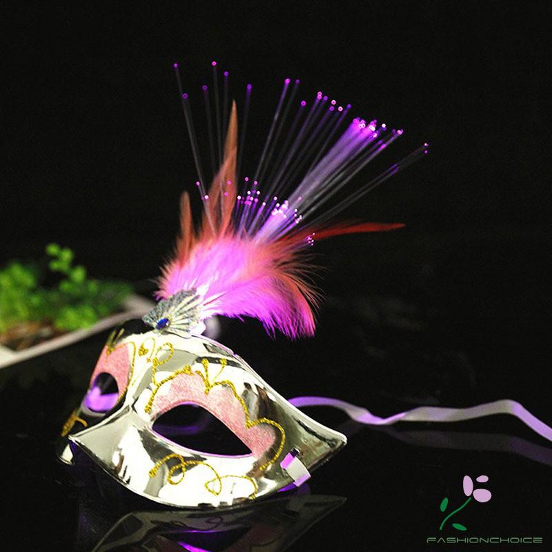 Mặt nạ có đèn Led xinh xắn cho hóa trang-w06