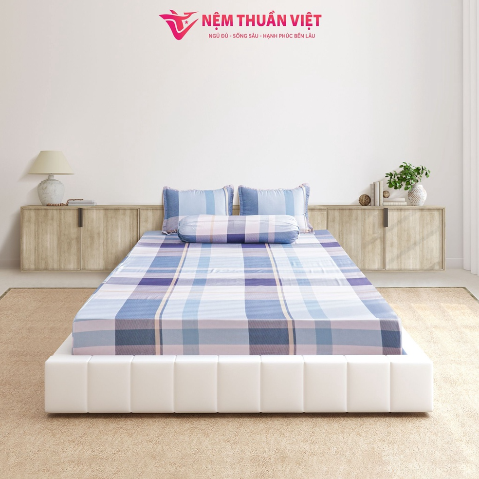 Bộ Ga Giường Tencel Thuần Việt Cao Cấp - Đa Dạng Họa Tiết