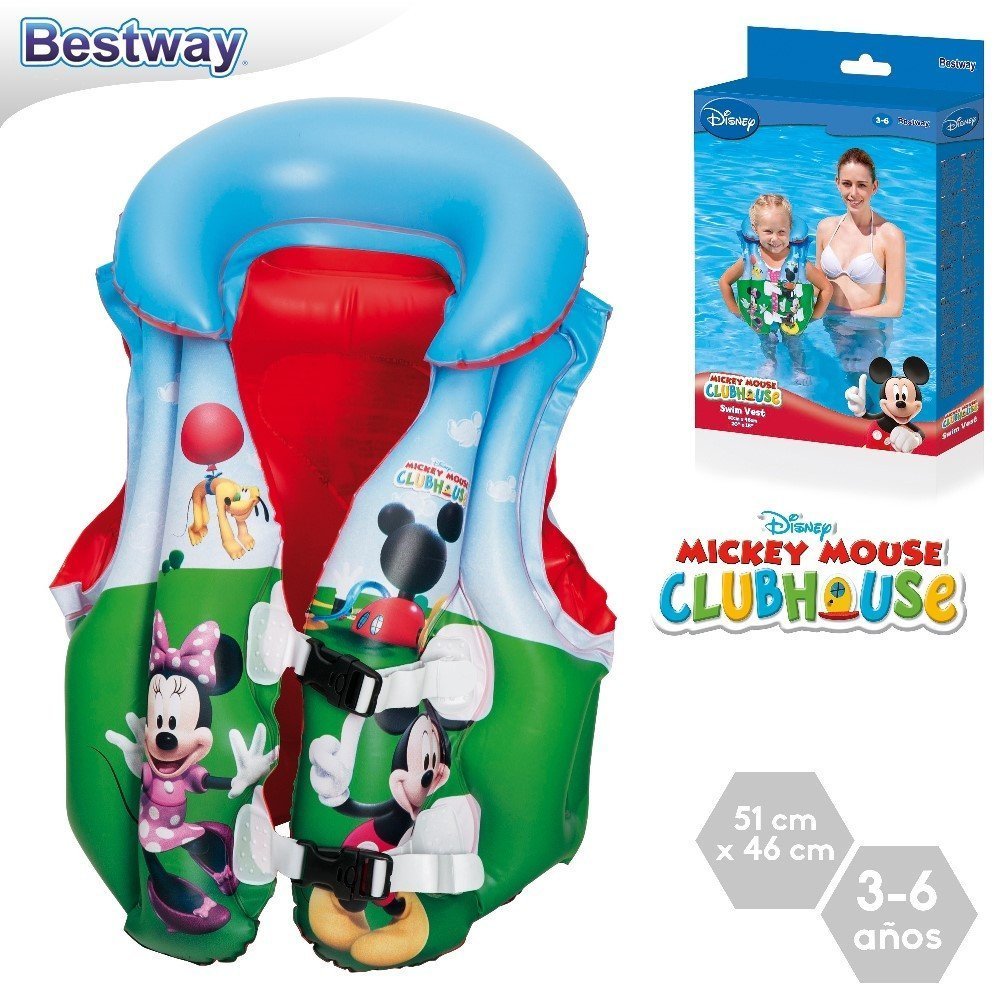 Áo Phao Bestway Mickey 91030 cho bé 3-6 tuổi