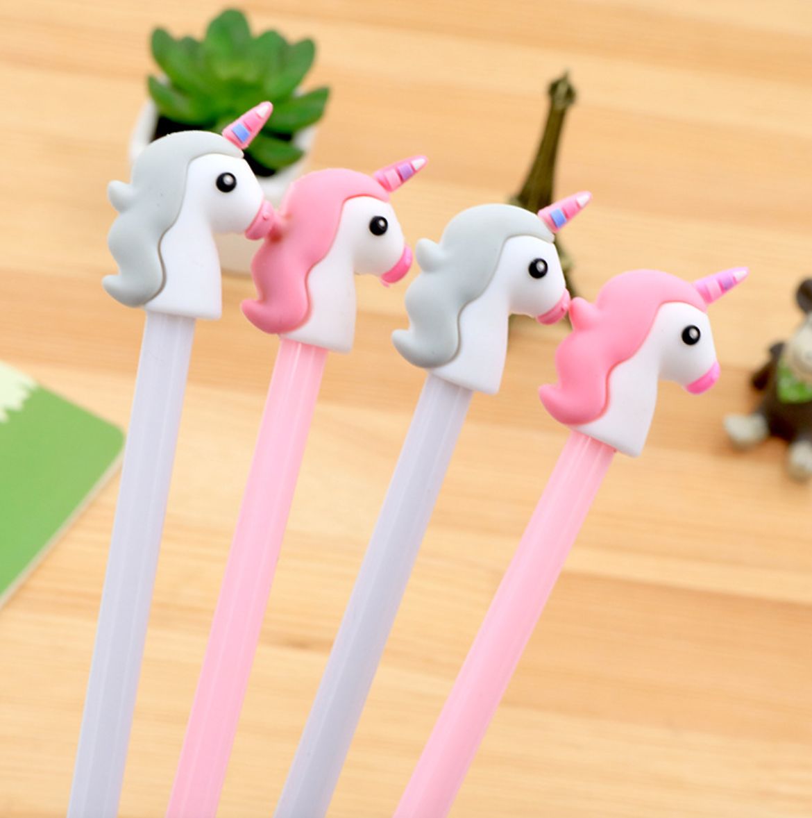 Bút Bi Ngựa 1 Sừng Cực Dễ Thương - Bút Bi Nước Văn Phòng Mực Đen