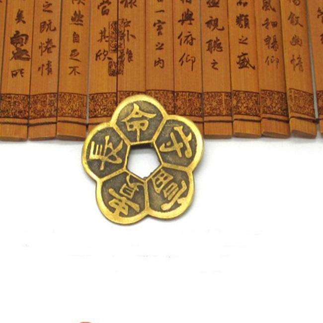 Dây treo Ngũ Phúc Hoa Mai 40cm-Cát tường Chiêu lộc