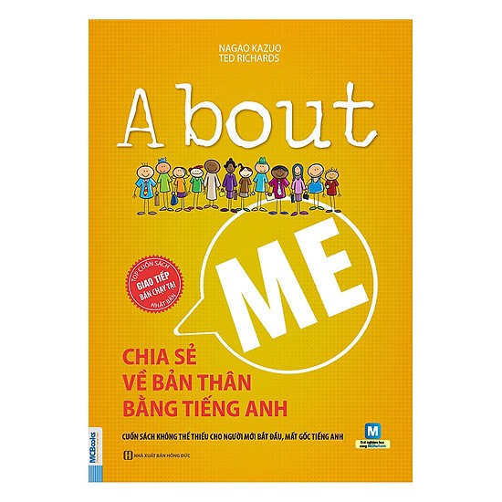 About Me - Chia Sẻ Về Bản Thân Bằng Tiếng Anh (Sách Giao Tiếp Bán Chạy Nhất Nhật Bản) (Tặng kèm iring siêu dễ thương s2)