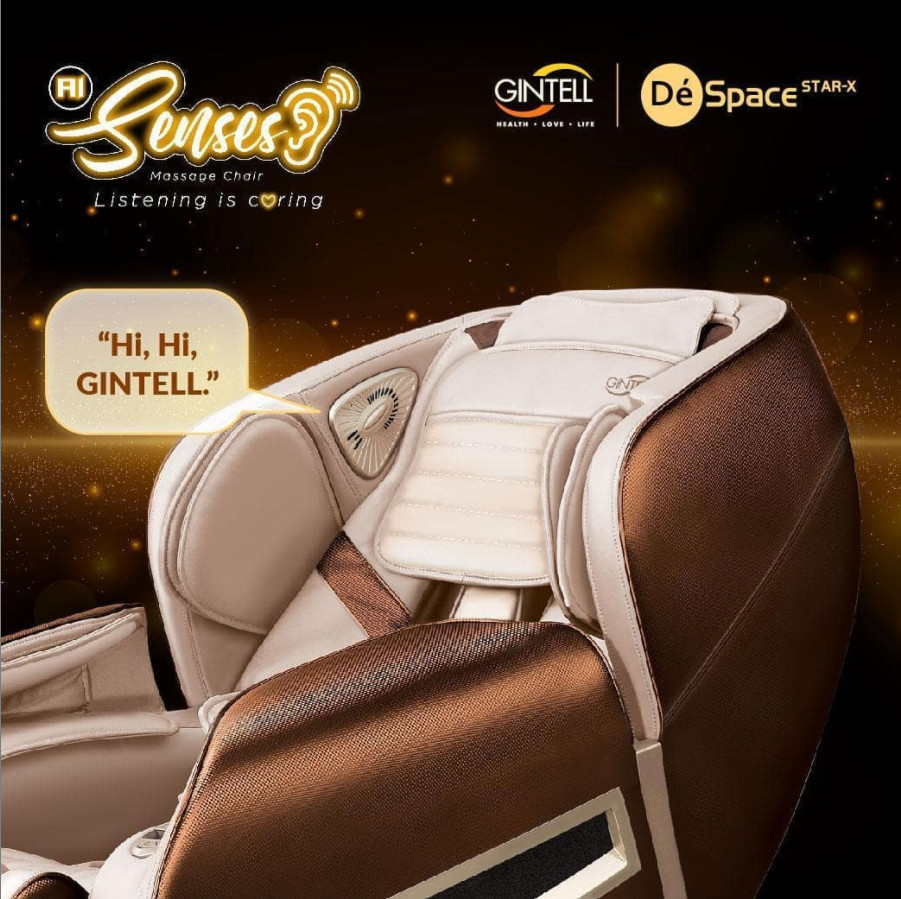 Ghế Massage Gintell DéSpace STAR-X [Tặng ngay] Máy Massage Mắt G-VIZEE + Đệm Massage G-Minnie EZ