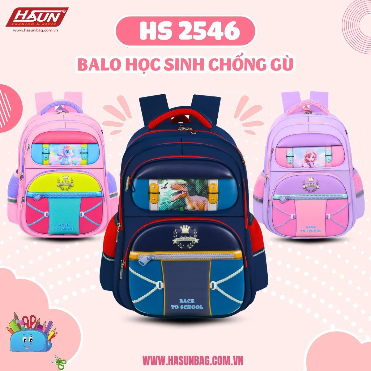 Ba Lô Học Sinh Chống Gù - Hasun 2546N - Mẫu 2