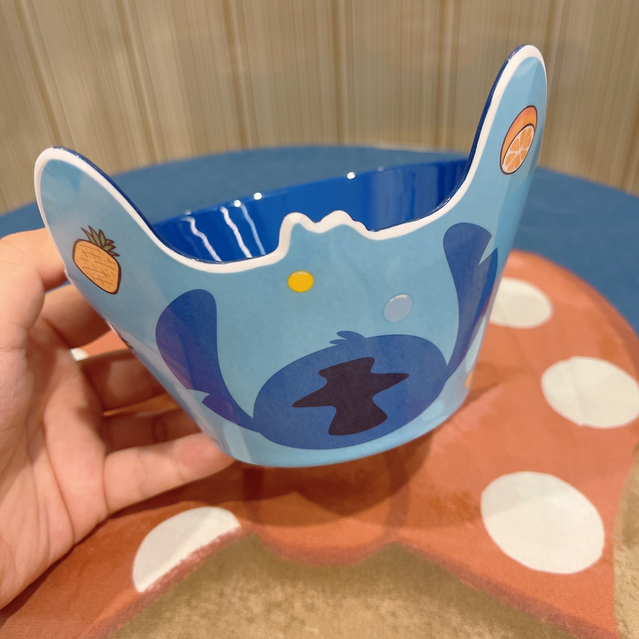 Chén ăn tô nhựa melamine hình Stitch Disney nổi 3D cho trẻ em bé trai - CHENSTIT