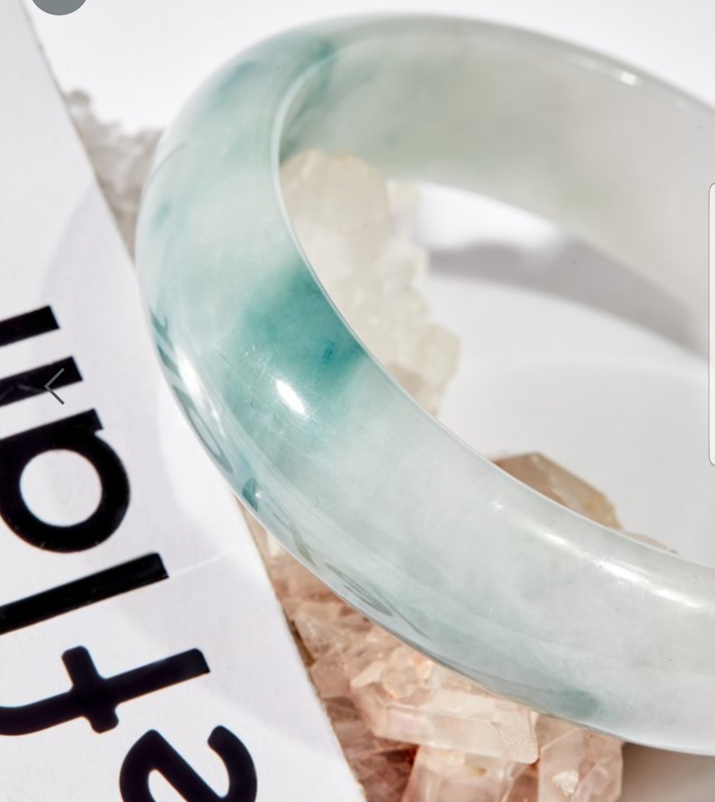 Vòng Tay Cẩm Thạch Jadeite Bản Hẹ 58 mm