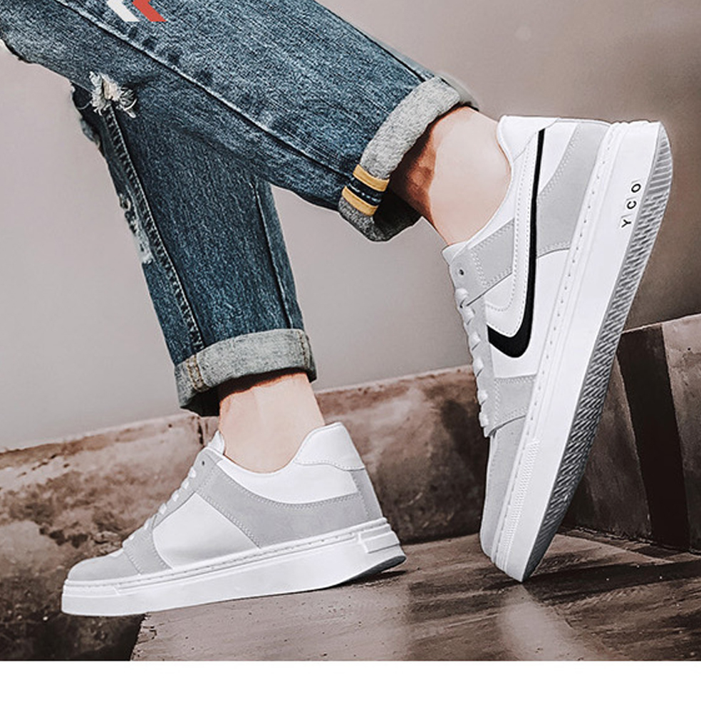 Giày thể thao nam đế êm nhẹ, thoáng khí đế cao su đúc, chống trơn trượt hạn chế mòn – BEE GEE - GNA1001