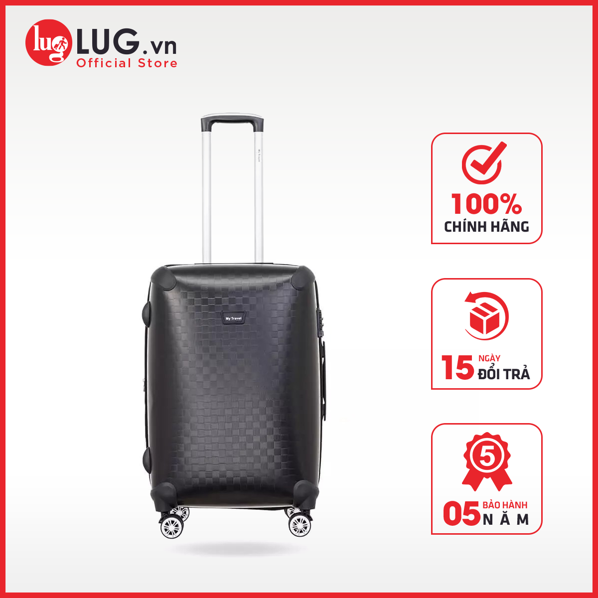 Vali My Travel K05 Thương Hiệu Lusetti Chống Bể Vỡ size 24