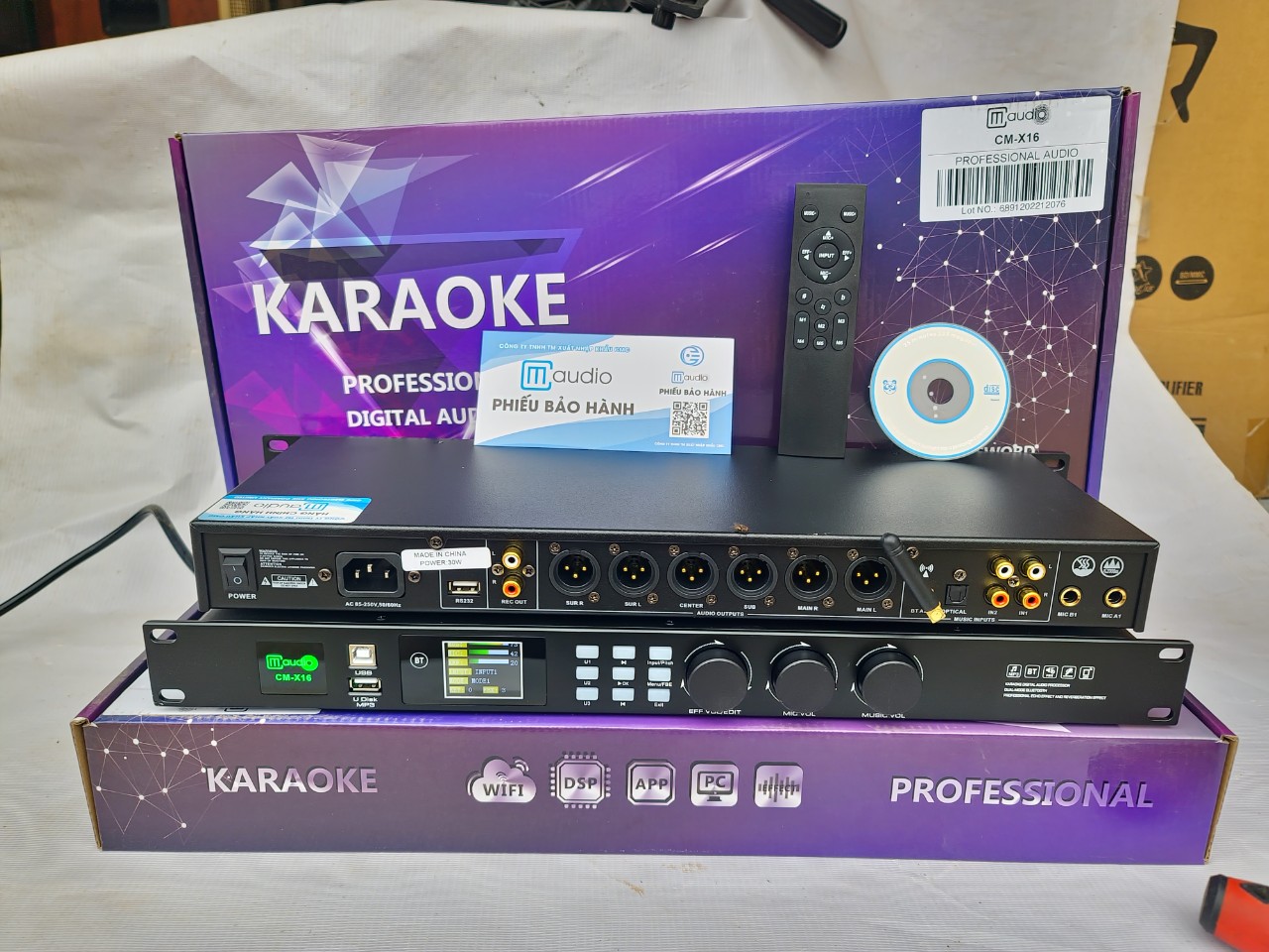 VANG SỐ KARAOKE CHUYÊN NGHIỆP SÂN KHẤU SỰ KIỆN - CM X16 HÀNG NHẬP KHẨU CHÍNH HÃNG