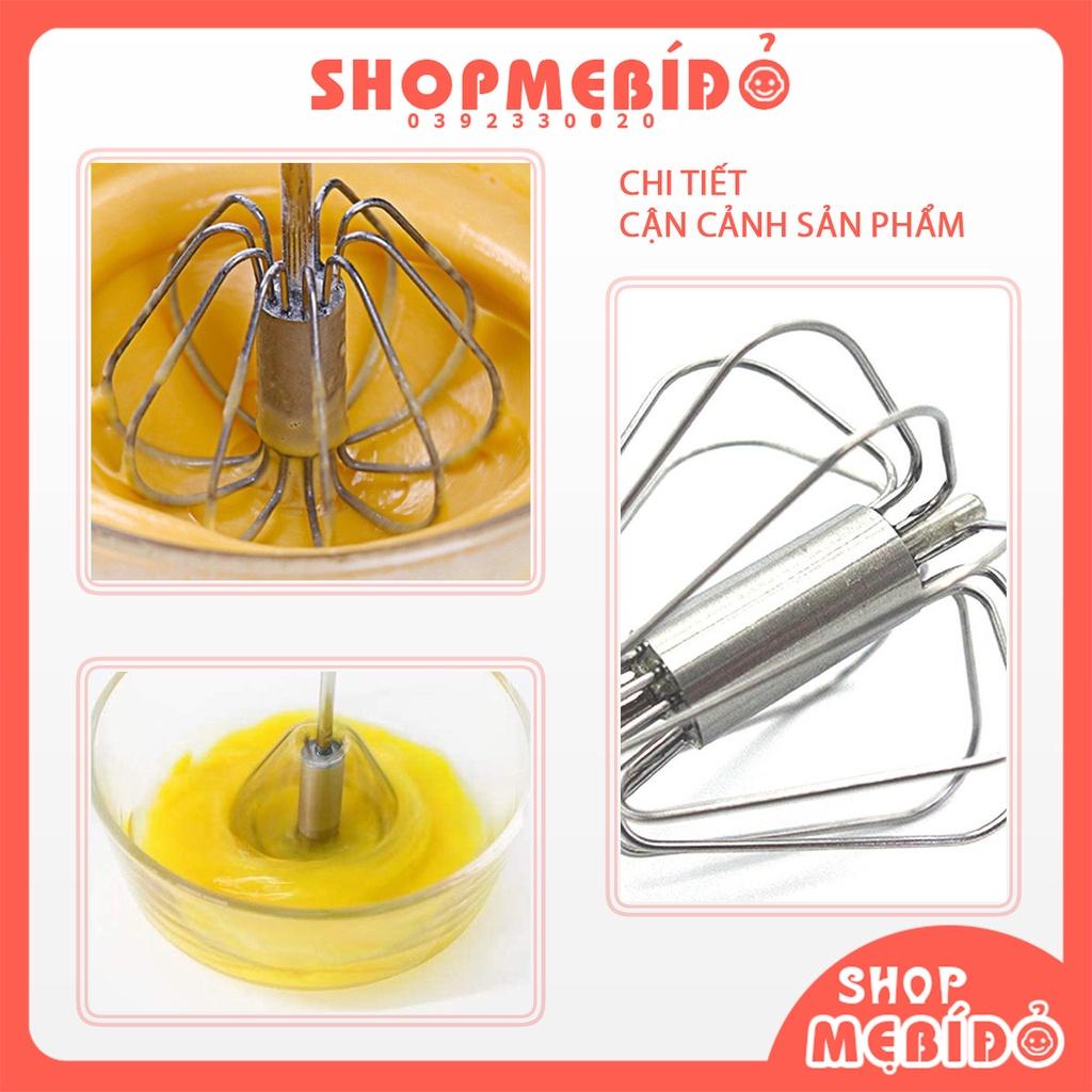 Dụng Cụ Đánh Trứng Cầm Tay Bán Tự Động Inox Siêu Bền Không Rỉ Chất Lượng Cao Shop Mẹ Bí Đỏ PK56