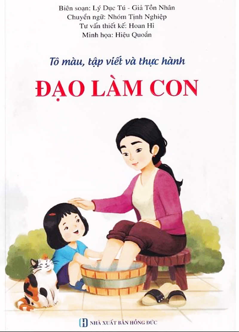 Tô màu, tập viết và thực hành ĐẠO LÀM CON