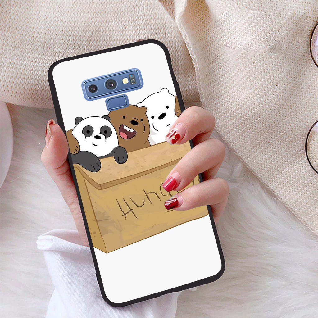 Ốp lưng dành cho Samsung Galaxy Note 9 viền dẻo TPU bộ sưu tập Chúng ta là gấu - Hàng chính hãng