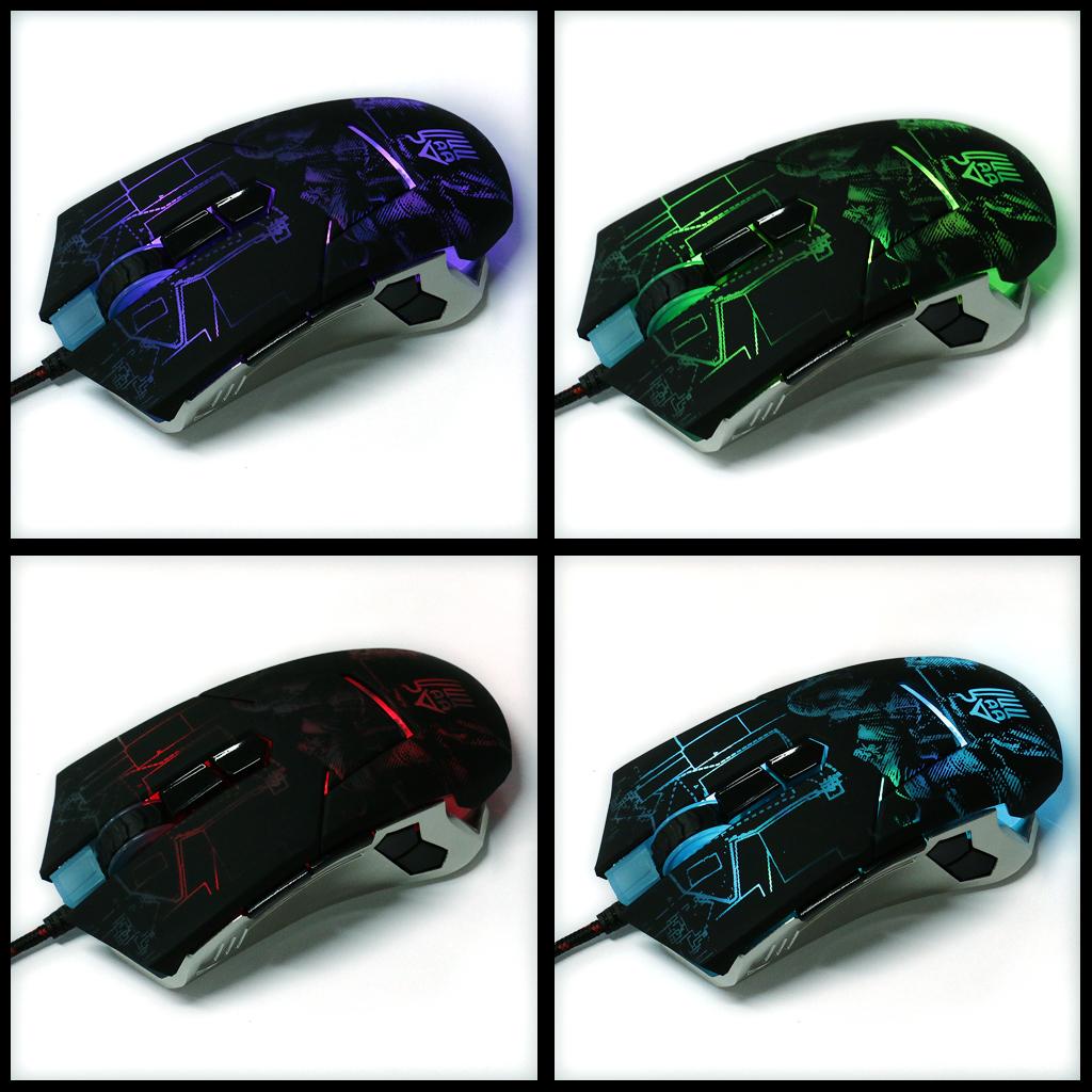 USB Wired LED Optical Gaming Mouse Backlight 7 Buttons for Pro Gamer Laptop