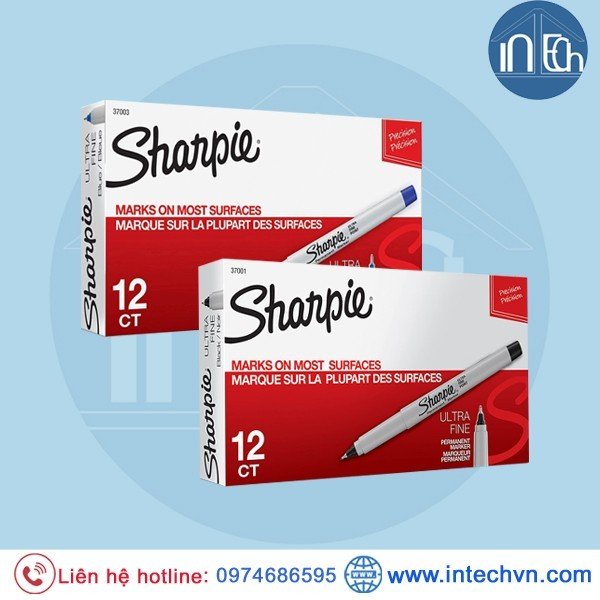 Bút Lông Dầu Sharpie Ultra Fine 0.5mm - Màu đen