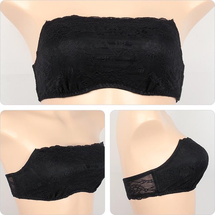 Áo Lót Quây Ren Chống Trượt Nâng Ngực - Tặng Quần B027